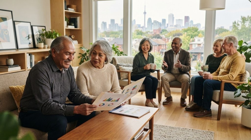 Build a retirement lifestyle with social ties and financial well-being
